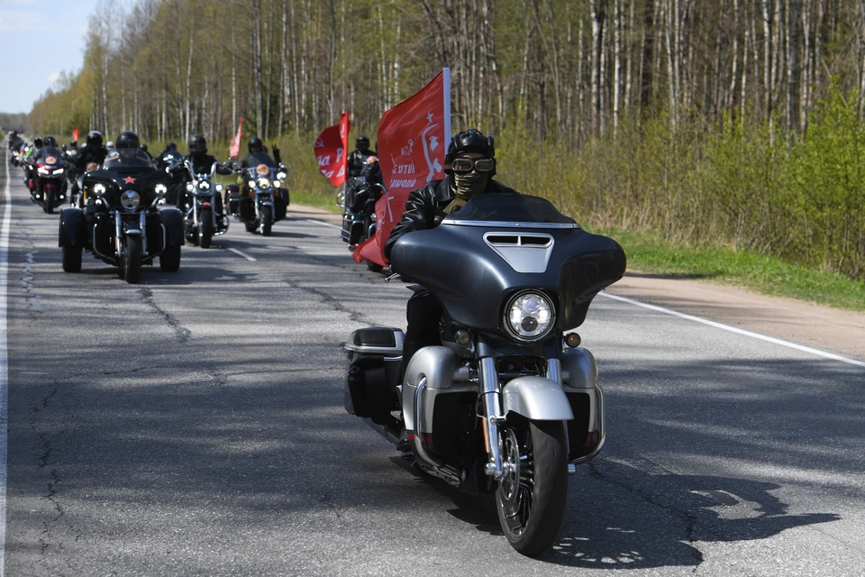 В акции приняли участие полсотни мотоциклистов. Фото: Администрация Ленинградской области