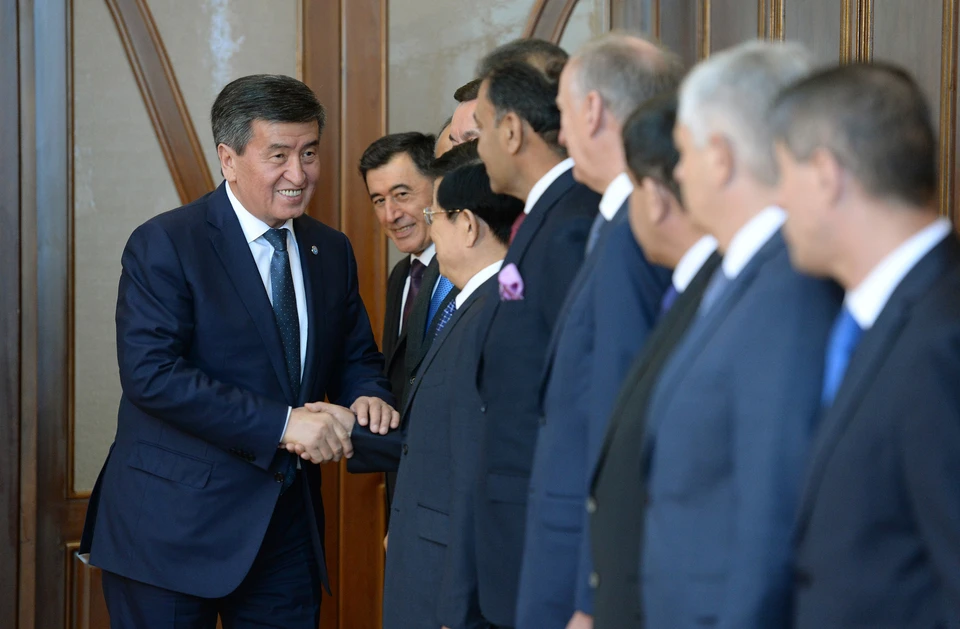 Секретарей совбезов приветствовал президент КР Сооронбай Жээнбеков
