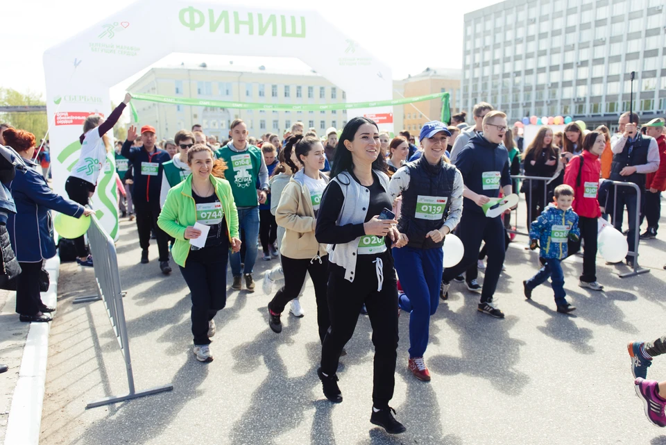 Регистрация участников забега от Сбербанка «Зеленый Марафон» в Сыктывкаре начнется 1 июня в 10 часов.