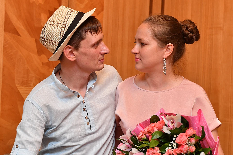 Племянник Аллы Пугачевой Влад и его супруга Гузель после церемонии бракосочетания.