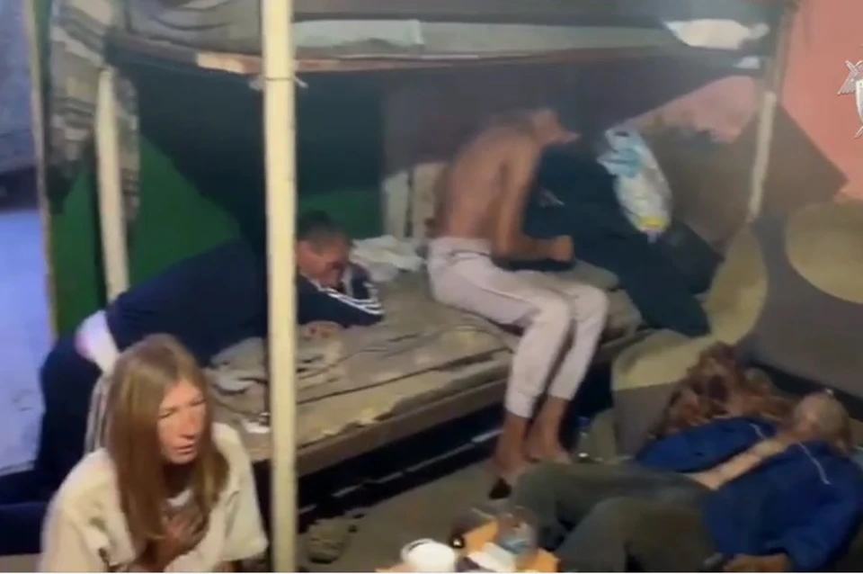 Под Ростовом в убитом доме насильно держали 14 человек. Фото: стоп-кадр видео СКР