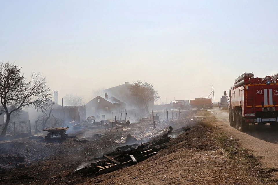 В Тамани выгорели 39 домов. Фото: администрация Темрюкского района