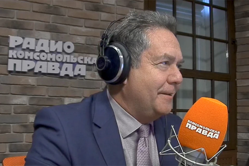 Николай Платошкин в студии Радио «Комсомольская правда»