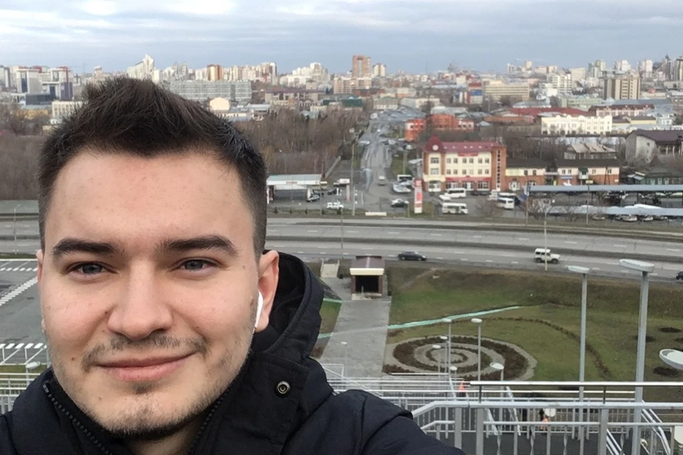 Вид с Нагорного парка Барнаула