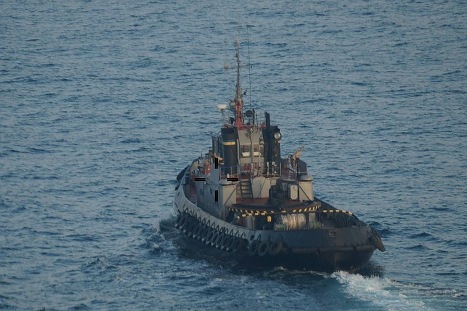 Украинские корабли нарушили границу. Фото: Погрануправление ФСБ России по Республике Крым
