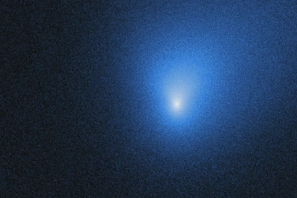 Расстояние кометы до Солнца составляло около 300 миллионов километров. Фото: скриншот из видео Nasa