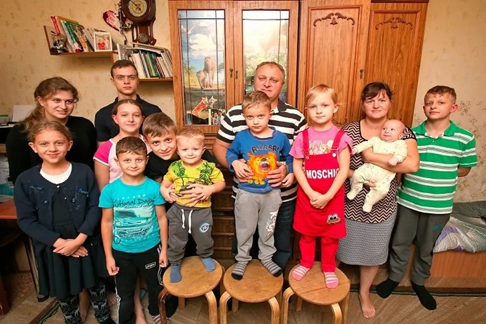 В семье Гылка 11 детей (Фото: moe-online.ru).
