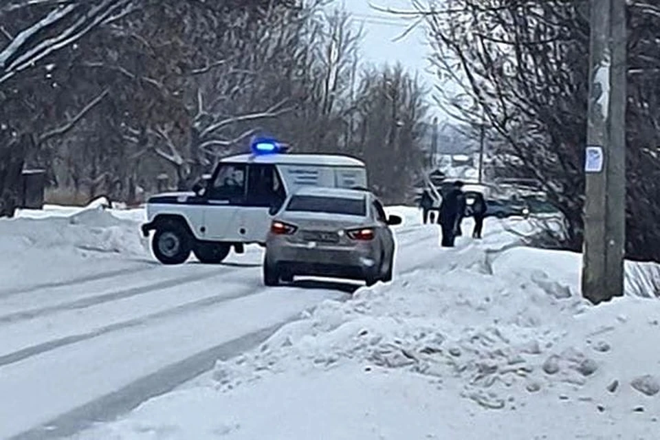 Авария произошла в поселке Чик. Фото: «Инцидент Новосибирск».
