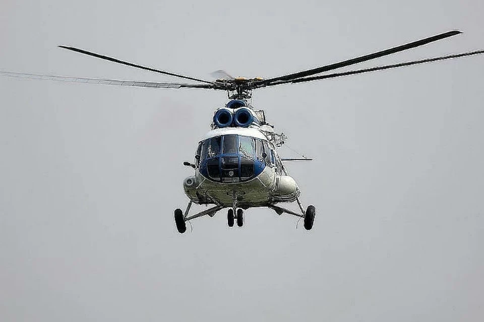 Вертолет МИ-8 совершил жесткую посадку в Иркутске