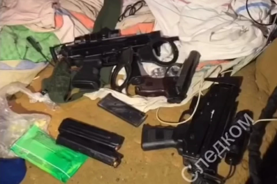 В доме многодетной семьи из Ленобласти нашелся целый арсенал оружия. Фото: СК РФ по Ленобласти.