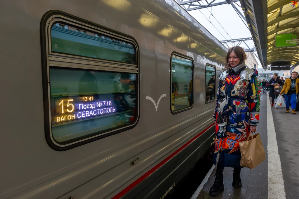 Поезд «Таврия» будет ходить с Московского вокзала Санкт-Петербурга в Севастополь с 23 декабря 2019 года.