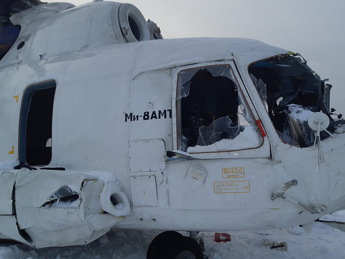 Попал в снежный вихрь. При жесткой посадке вертолета Ми-8 в Красноярском  крае пострадали 6 человек - KP.RU