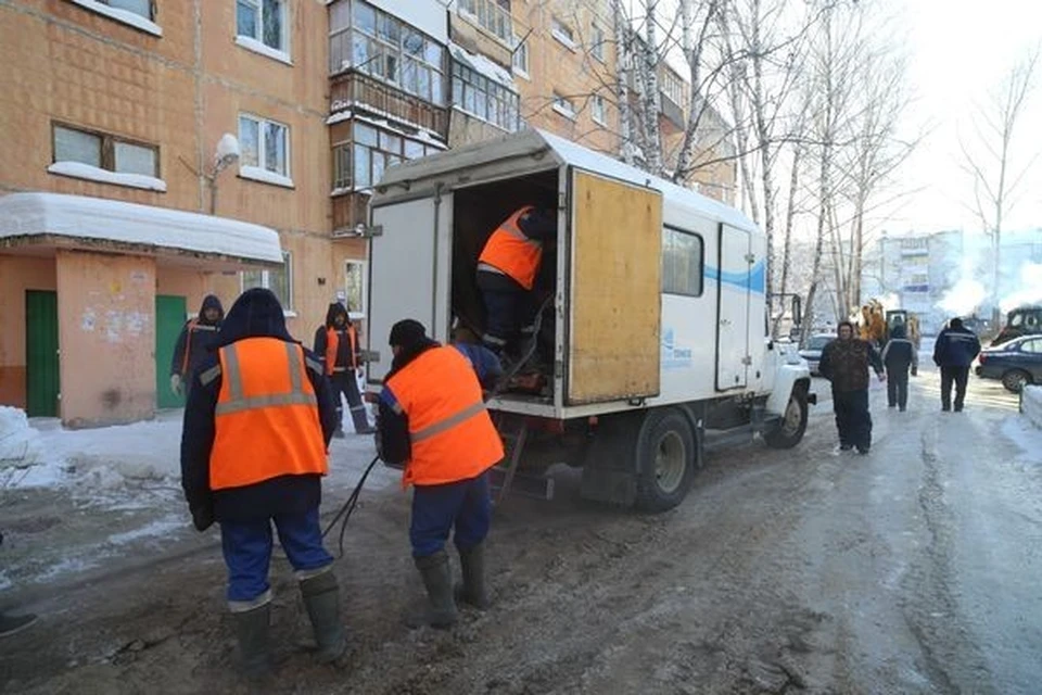 Из-за аварии по многим адресам на Каштаке не было ни холодной, ни горячей воды.