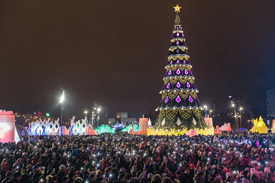 Новый 2020 год на эспланаде встретили более 40 тысяч человек. Фото: пресс-служба администрации Перми.