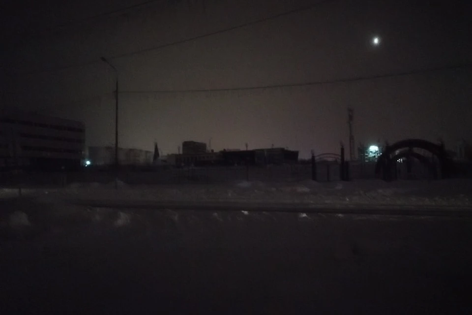 Лабытнанги утро 16 января встретил без электричества Фото: группа "Лабытнанги Info" vk.com