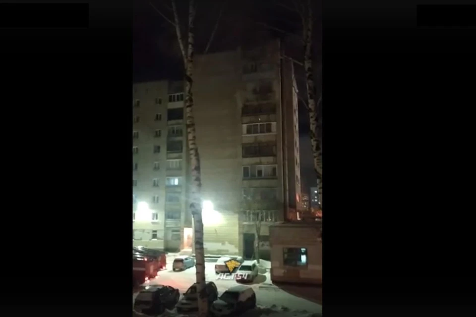Пожар произошел на улице Сибиряков-Гвардейцев.