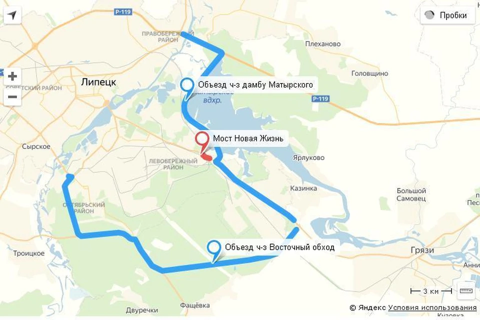 Перекрытие полосы на мосту у Новой Жизни откладывается еще на неделю