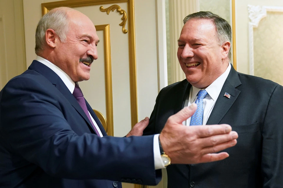 Президент Лукашенко поблагодарил Помпео за визит в Мнск.