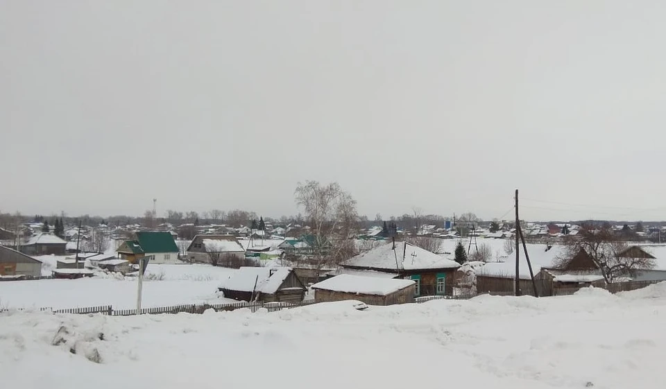 Частные дома в снегу