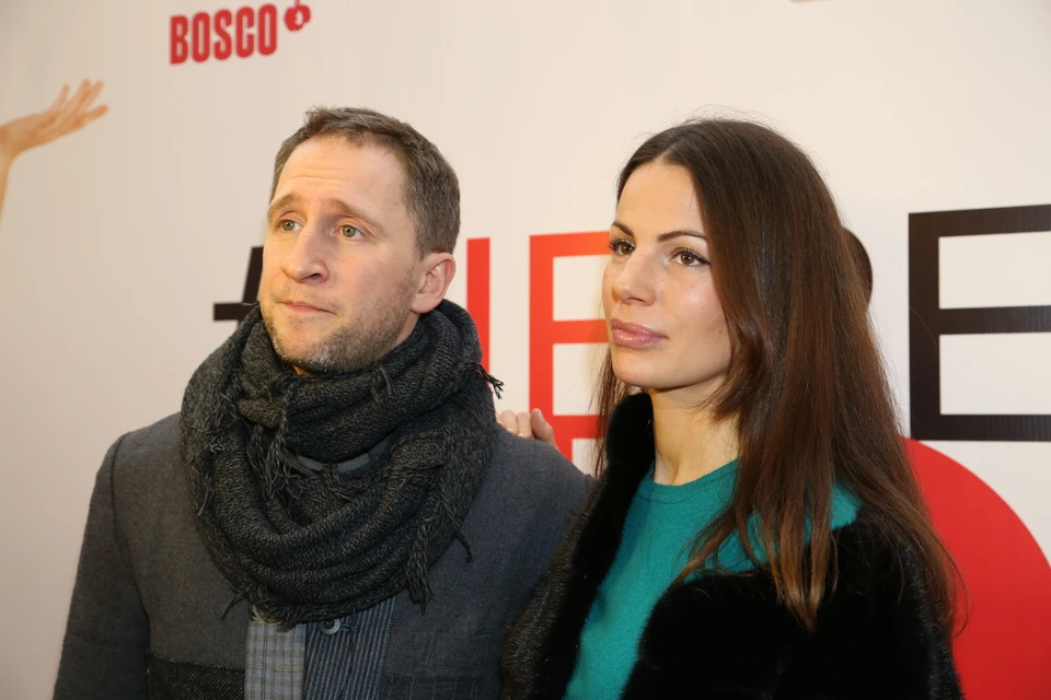 Оскар Кучера вместе с супругой Юлией