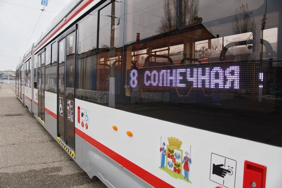 Трехсекционный трамвай в Краснодаре Фото: krd.ru