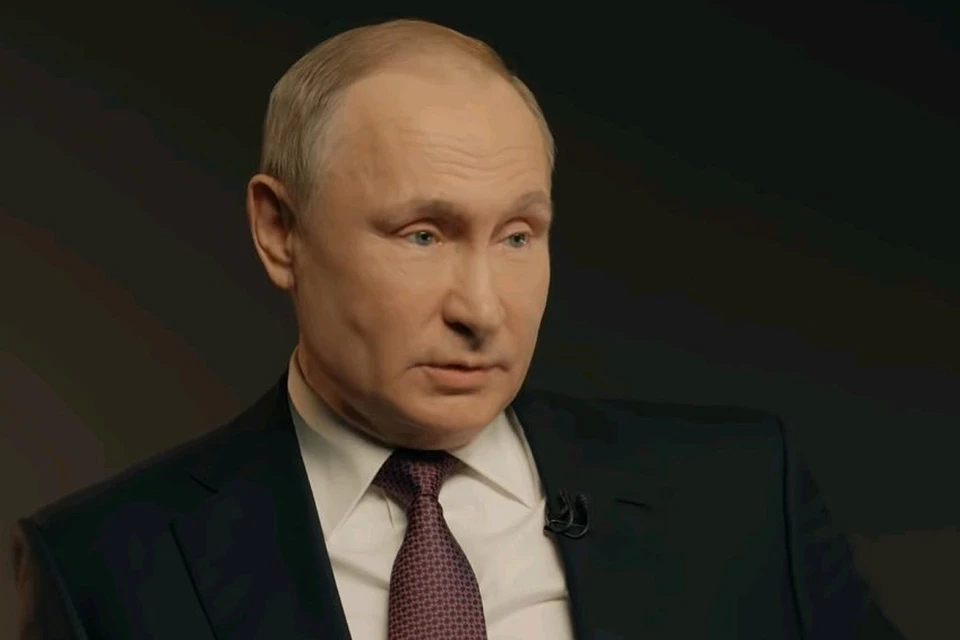 Президент Владимир Путин во время интервью ТАСС.
