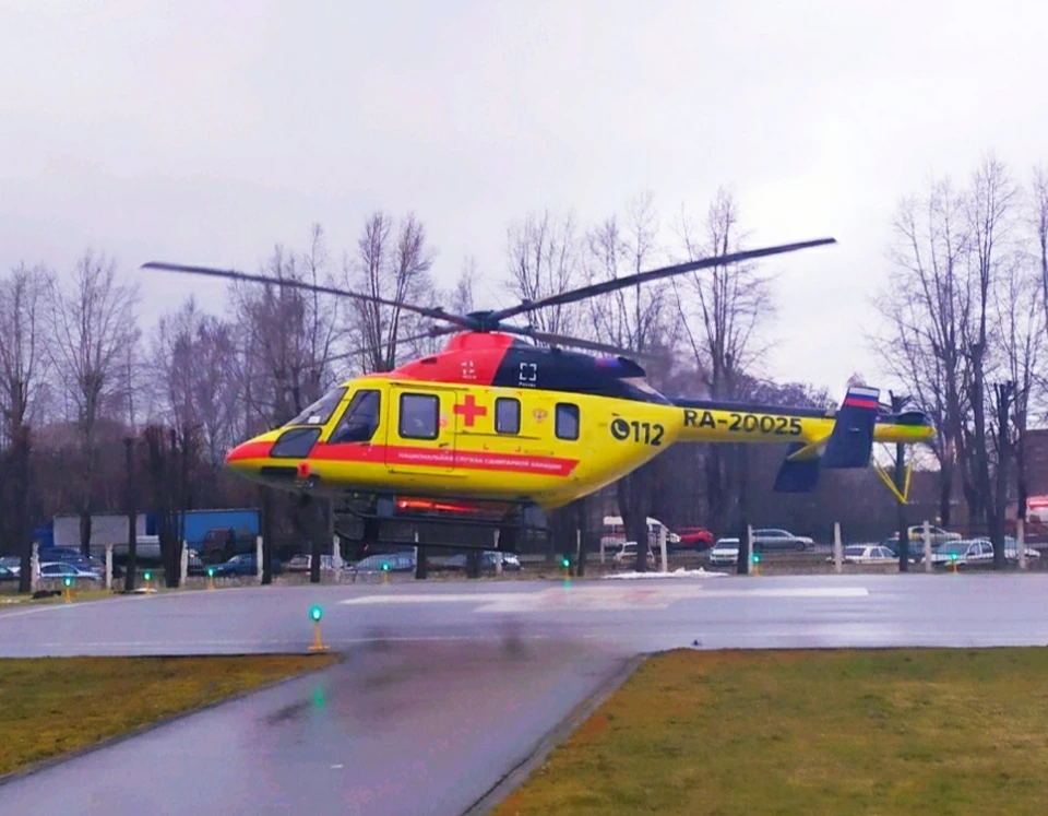 Вертолетом санавиации в Тверь доставлена пациентка из Вышнего Волочка Фото: областной минздрав