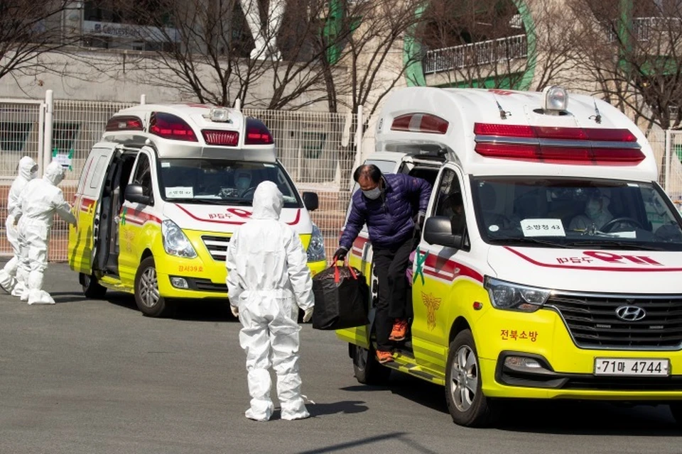 Число случаев заражения коронавирусом в Южной Корее превысило восемь тысяч