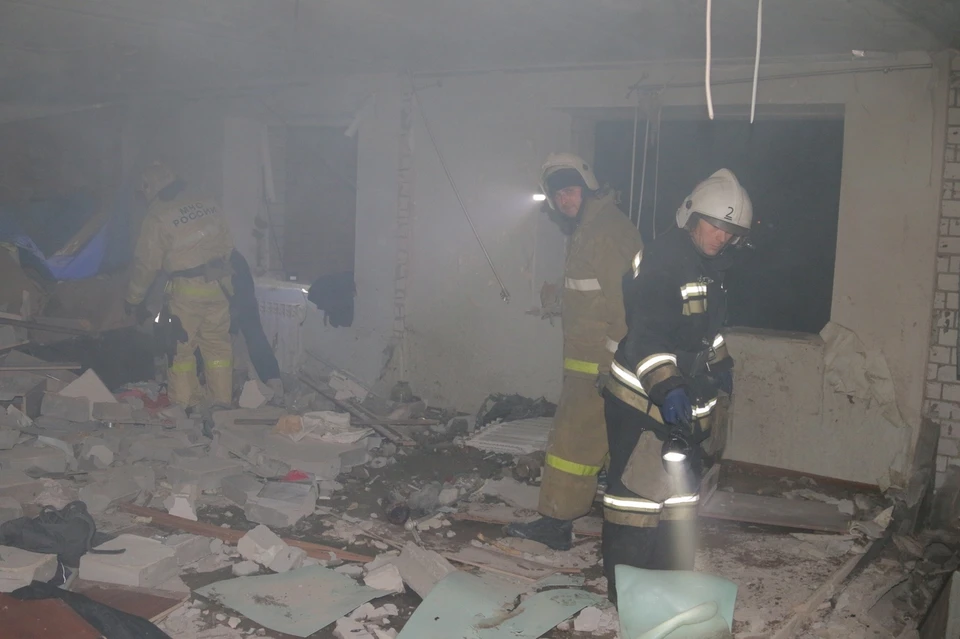 Четыре человека получили травмы при взрыве дома под Смоленском Фото: ГУ МЧС России по Смоленской области.