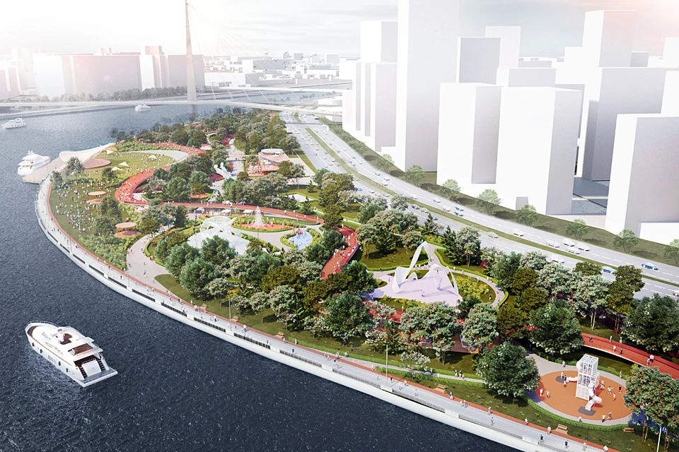 По сути это проект нового столичного парка у воды