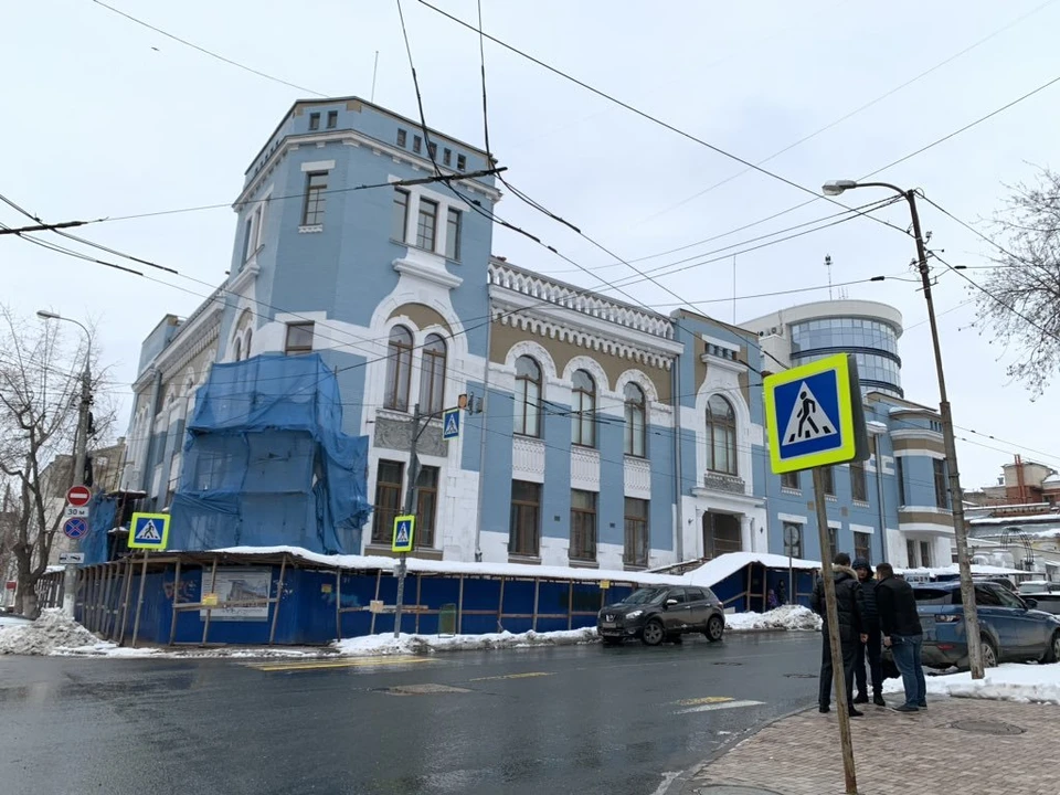 Сейчас здание на ремонте. Фото: https://twitter.com/Khinshtein