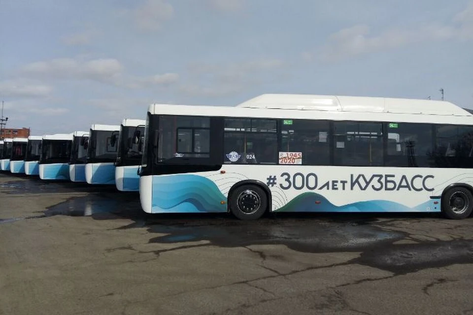 В Кемерове на маршруты вышли 15 новых автобусов. Фото: Пресс-служба АПК