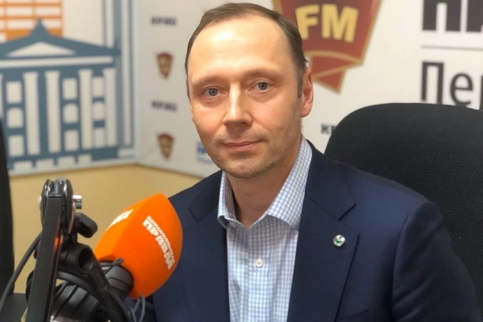 Управляющий Пермским отделением Сбербанка Константин Подвальный в радиостудии "КП".