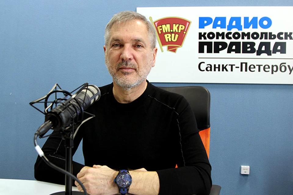 Лев Авербах в студии радио Комсомольская Правда в Петербурге», 92.0 FM