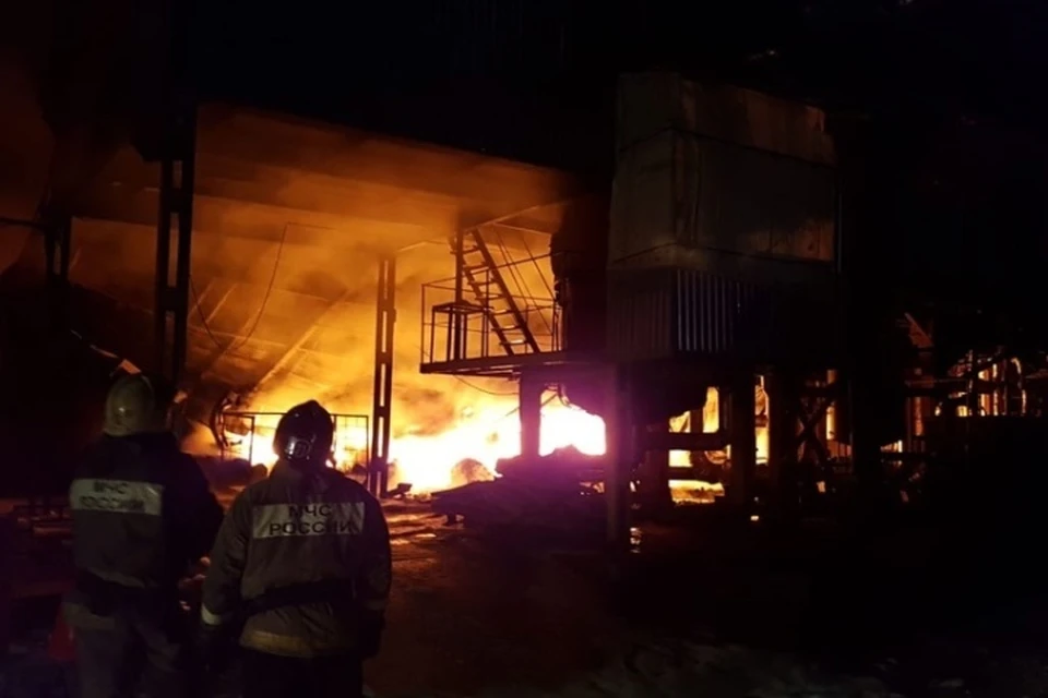 Пожар на заводе «Техпрогресс» в Туле потушен. Фото: ГУ МЧС по Тульской области
