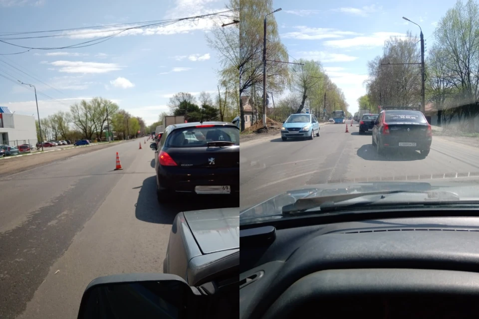 Пробки в твери сейчас на бежецком шоссе