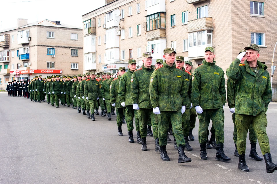 В марте в Ясиноватой проходил парад для одного ветерана. Фото: ВКонтакте