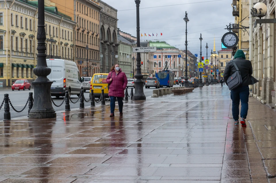 В четверг, 14 мая, в Петербурге будет дождливо.