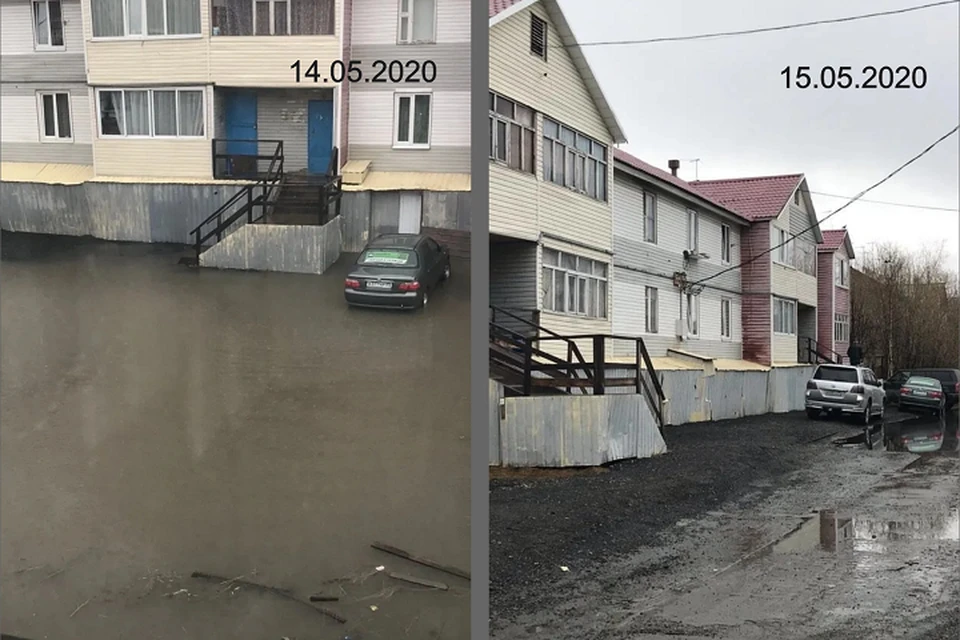 В Салехарде исправили ситуацию с затопленными дворами Фото: salekhard.org
