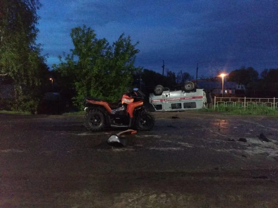 Фото с места ДТП.