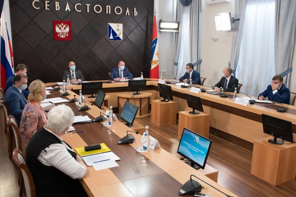 В Севастополе прошло очередное заседание правительства.
