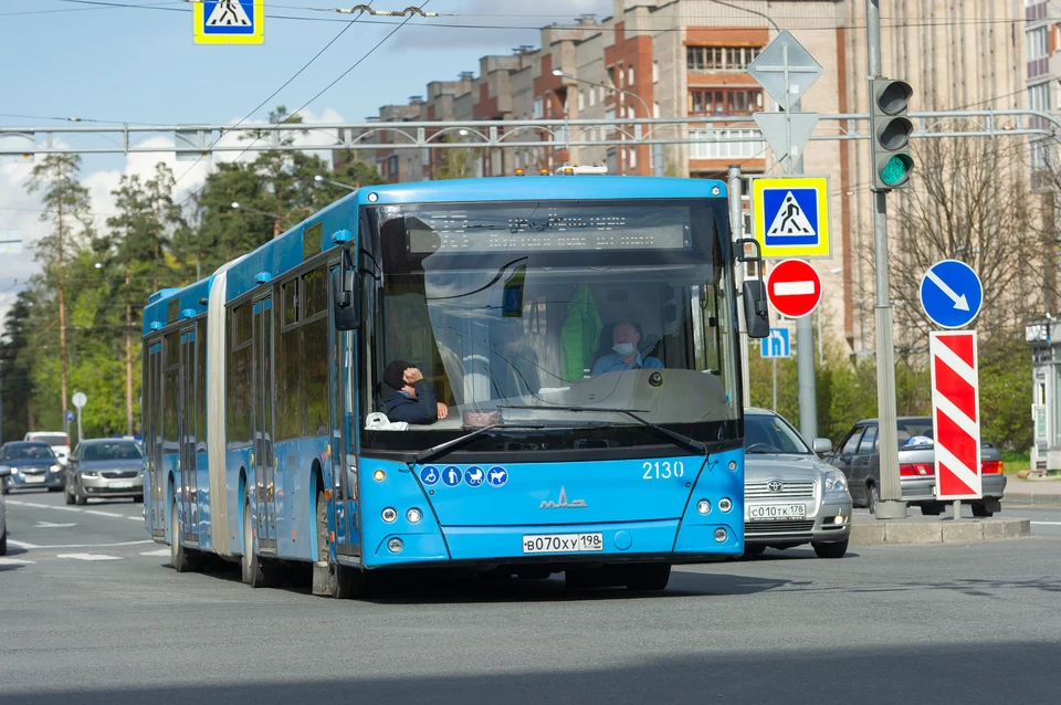 В Санкт-Петербурге на линию выйдут дополнительные автобусы