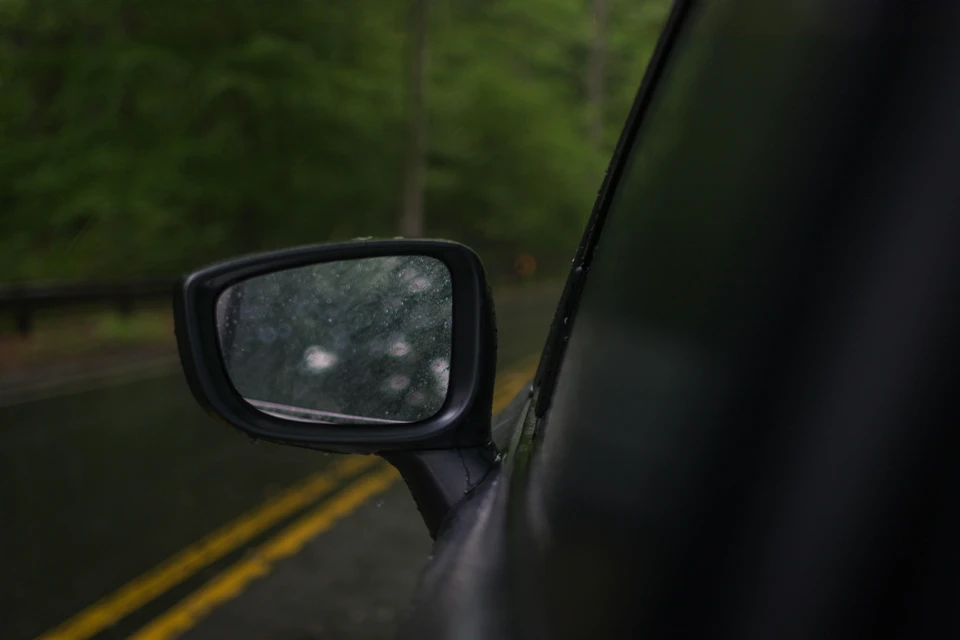 Back mirror. Driving mirror cad.