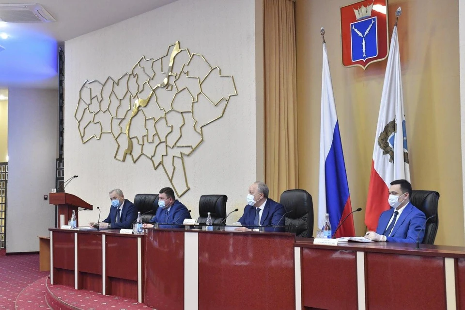 Заседание координационного совета в правительстве области