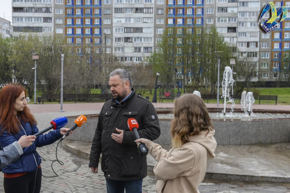 За срыв сроков по исправлению ситуации в сквере у памятника Кирову Александр Накай может лишиться должности. Фото: Администрация Мурманска