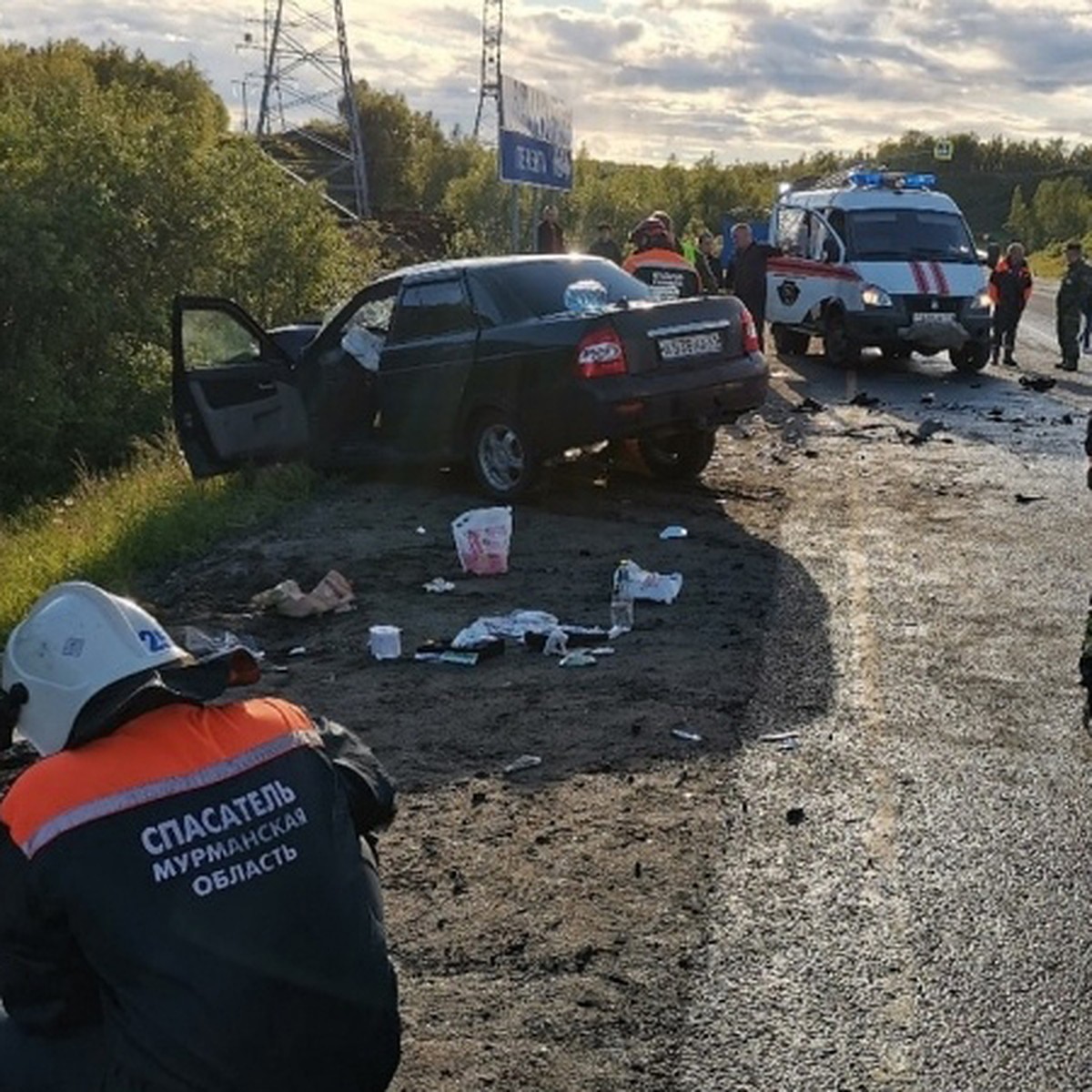 В ДТП на повороте на Полярный пострадали трое детей - KP.RU