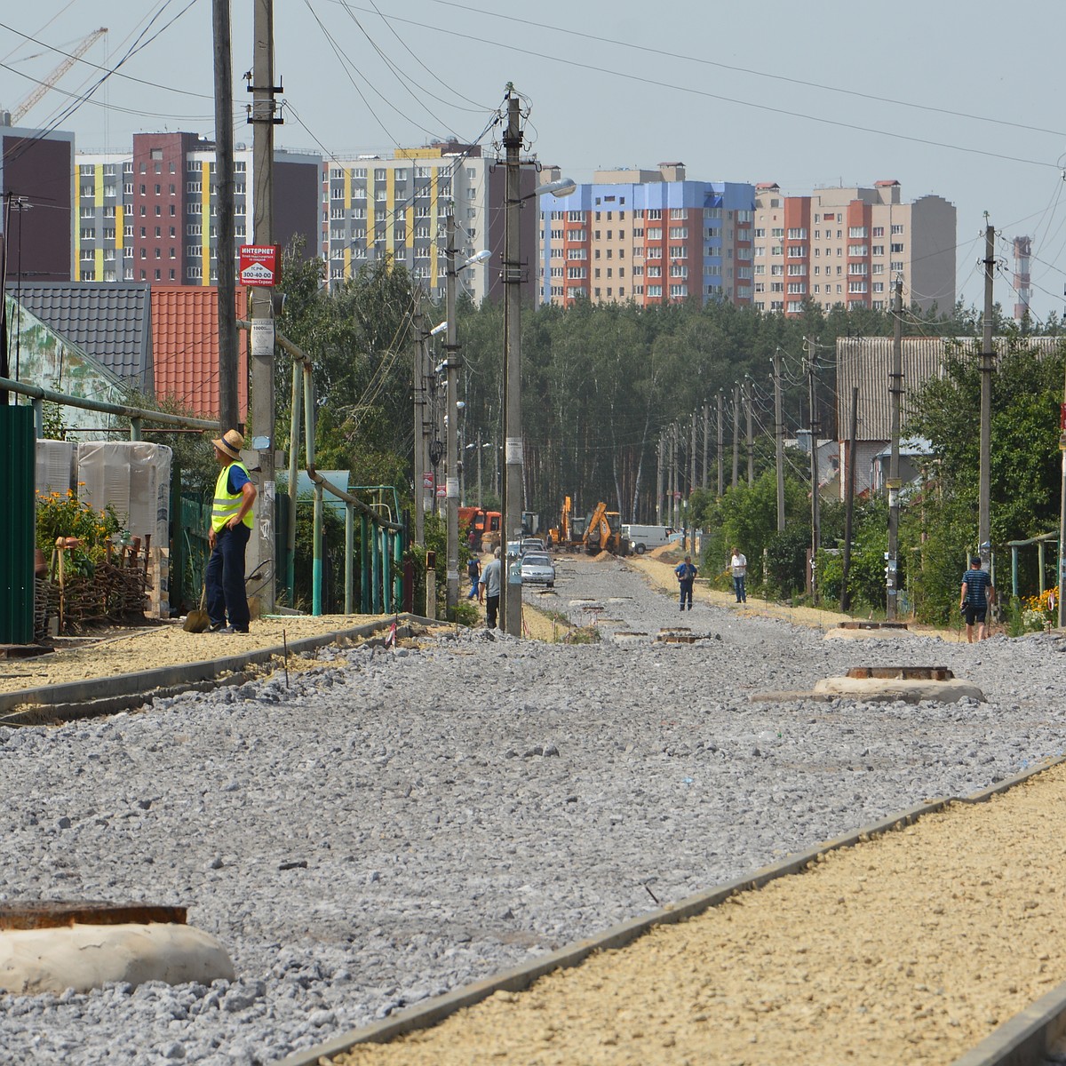 В воронежском микрорайоне Боровое началось строительство дороги - KP.RU