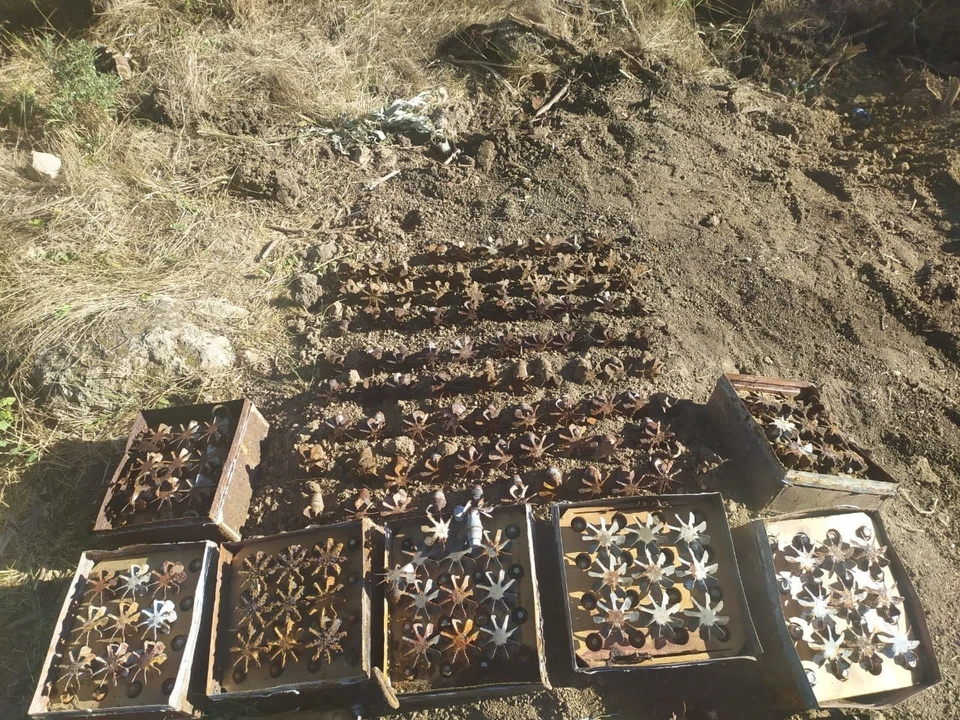 Более 400 боеприпасов нашли в селе Багерово возле Керчи