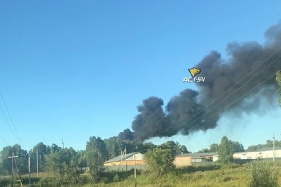 Пожар заметили очевидцы.
