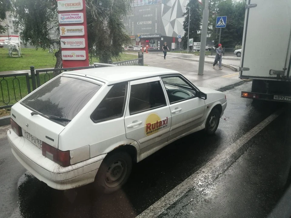 Авария на улице Высокая. Фото очевидца